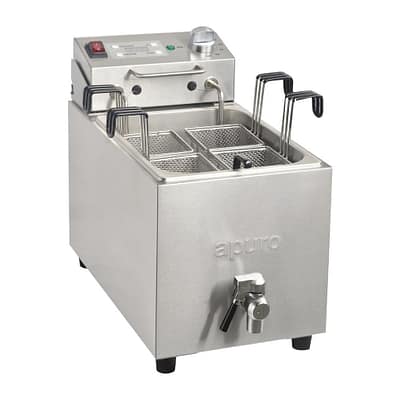 Apuro Pasta Cooker 8Ltr 4 Basket DG077-A