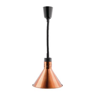 Apuro DY463-A Retractable Conical Copper Heat Shade for Food Warming