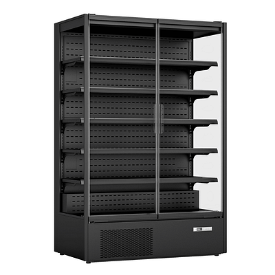 Thermaster DC-125B 2 Door Chiller Display with R290 & Low-E Glass for Supermarkets