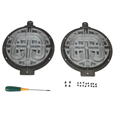 Waring Commercial Belgian Waffle Maker Replacement Plates (FD469)
