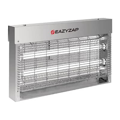 Eazyzap Brushed Stainless Steel Pest Killer - 19watt
