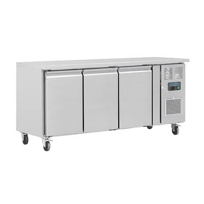 Polar U-Series Triple Door Counter Fridge 339Ltr | G378-A