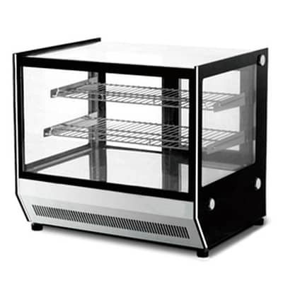 Bonvue GN-900HRT Square Glass Hot Food Display, 900mm, 93L, Countertop, Stainless