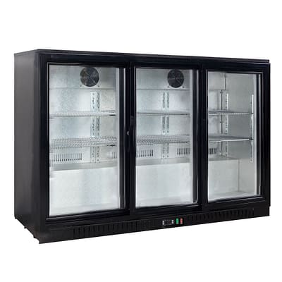 Thermaster LG-330SC Under Bench Three Sliding Door Bar Cooler Front View