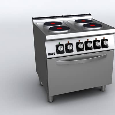 Fagor Kore 700 Series Electric 4 Burners with oven C-E741