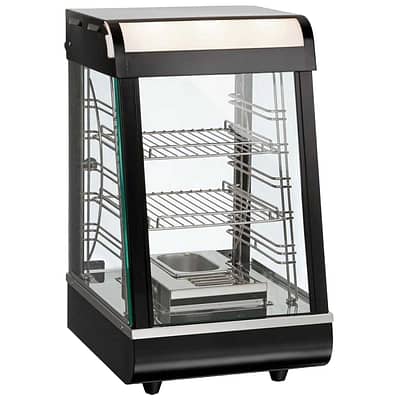 Benchstar PW-RT/380/TGE 40-Pie Stainless Steel Pie Warmer with Glass Display