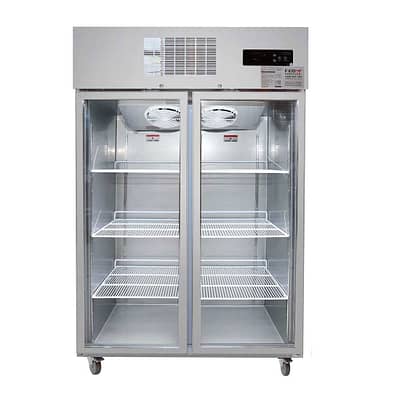 Thermaster SUCG1000 Double Door Stainless Display Fridge 1000L LED