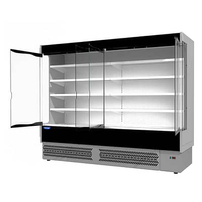 TDVB80-CA-250 Vulcano 4 Door Open Display – Supermarket Refrigerated Unit