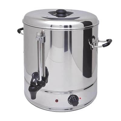 Benchstar WB-30 30L Hot Water Urn with Stainless Steel Body and Locking Lid