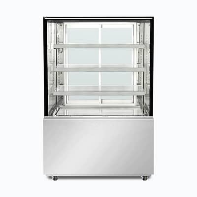 Bromic FD4T0900A 4 Tier 900mm Ambient Food Display with LED Lighting and Sliding Doors