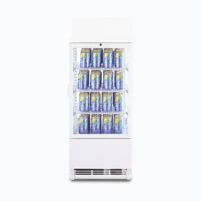 Bromic 78L Countertop Display Fridge - Flat Glass, Super-Efficient CT0080G4LW-NR