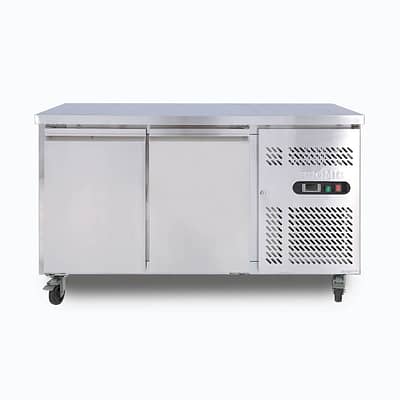 Bromic Freezer UBF1360SD-NR U/Bench 2DR SS 282L