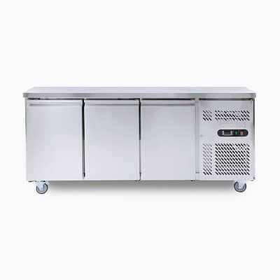 Bromic UBC1795SD-NR Underbench 3-Door Commercial Fridge - 417L