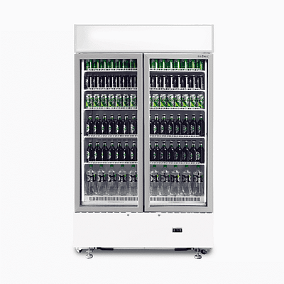 Bromic GM1000LWCAS 960L Dual-Door Display Fridge