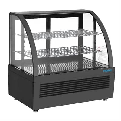 Polar CU636-A 100Ltr Countertop Display Fridge – Black
