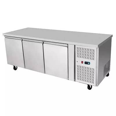 Atosa 3 Door Cooling Table Under Bench Fridge EPF3432 (EPF3432)