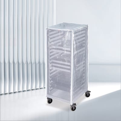 Kitchen Knock Baking Tray Trolley Cover with 4 Zips - Transparent