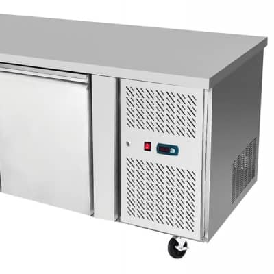 Atosa EPF3462 Underbench Two-Door Freezer Table - 1360mm