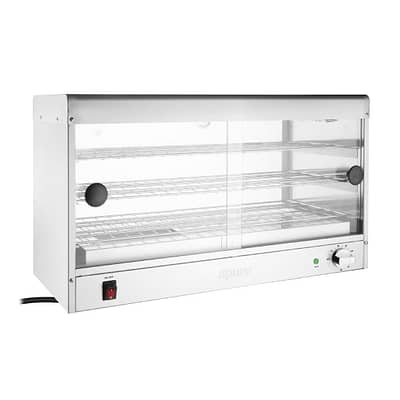 Apuro CJ559-A Pie Warmer Cabinet – 60 Pie Display Warmer Australia