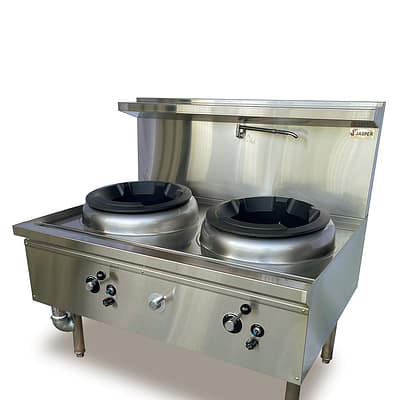 JASPER Double Wok Range(duckbill burner) LPG or NG sku: JA-2DB