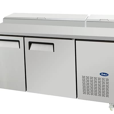 Atosa MPF8202 Double Door Pizza Prep Table Fridge - 1702mm