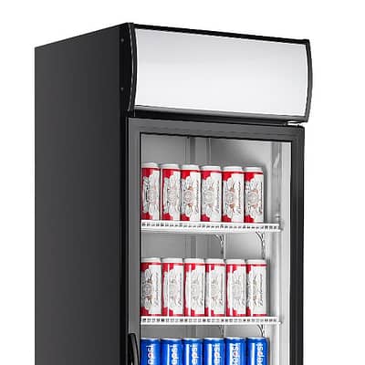 Atosa P380W-A Glass Door Refrigerator - 380L for Commercial Use