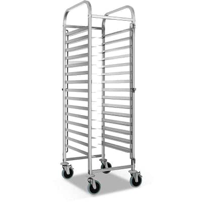 Kitchen Knock 16-tier stainless L-type baking tray trolley – 413479