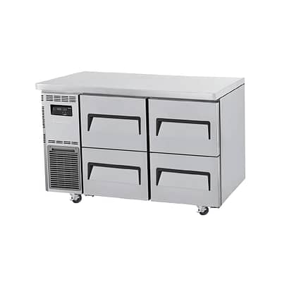 Turbo Air KUF12-2D-4(HC) Supreme Series: 4-Drawer Undercounter Freezer - 1200mm