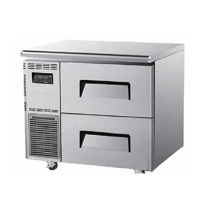 Turbo Air KUF9-2D-2(HC) Space-Saver Series: 2-Drawer Undercounter Freezer - 900mm