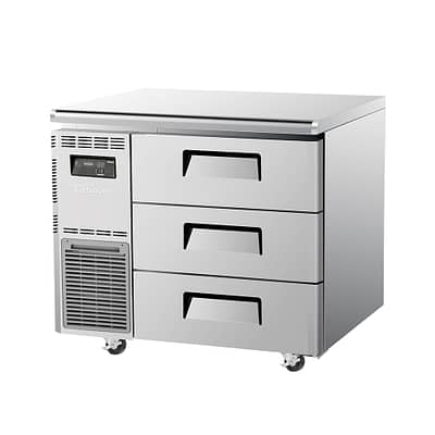 Turbo Air KUF9-3D-3(HC) Compact Pro Series: 3-Drawer Undercounter Freezer - 900mm