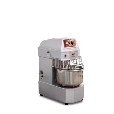 AG BMD20 20L spiral dough mixer with stainless bowl and guard