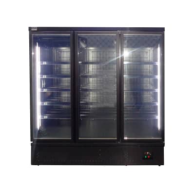 AG FSB1500 Black 1500L Supermarket Display Freezer