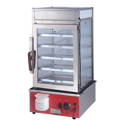 Benchstar MME-500H-S Steamer Display Cabinet – 1.2kW, Double-Glazed, 380mm Wide