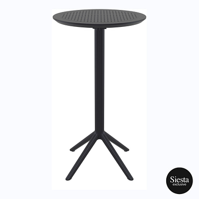 Sky Folding BAR Table 60 Round - Black