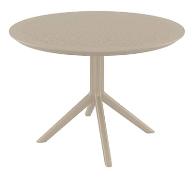 Sky Table 105 Taupe - Durable Indoor/Outdoor Dining Table by Furnlink Siesta