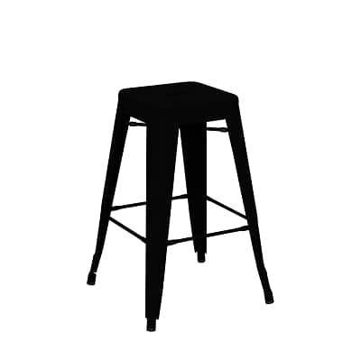 Riviera 650 Black Stool - Pack of 4
