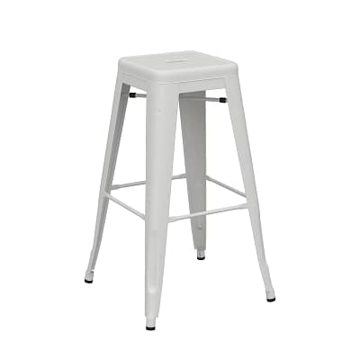 Riviera 750 White Stool - Pack of 4