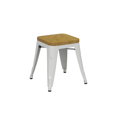 Durafurn Riviera Timber-Seat Stool 450mm - Pack of 4