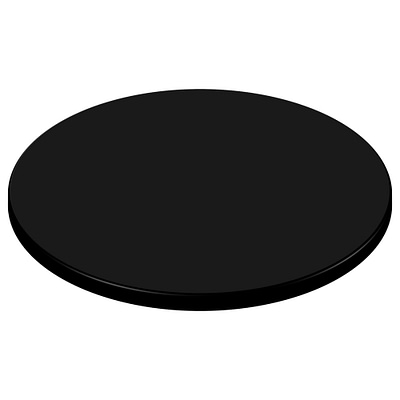 Furnlink Werzalit Duratop Tabletop 800mm - Black, Durable & Sleek Dining