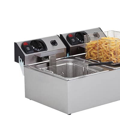 Anvil FFA0002 Double Pan Deep Fryer