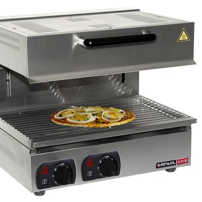 Anvil SAA0002 Adjustable Salamander Grill with Twin Zone Controls and Stainless Steel Construction