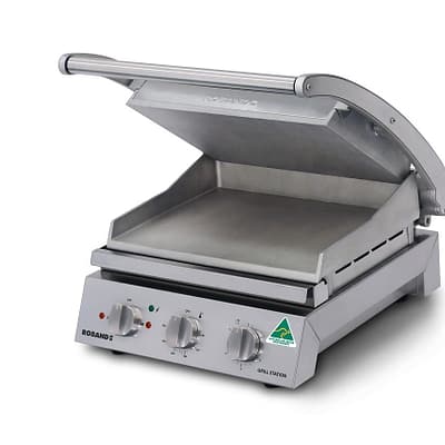 Roband GSA610S Smooth Plate Grill Station – 6 Slice, 10A Plug