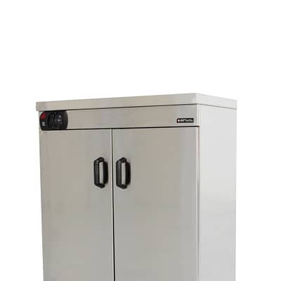 Anvil HCA0002 Double Door Warming Cupboard with 120 Plate Capacity and Adjustable Shelves