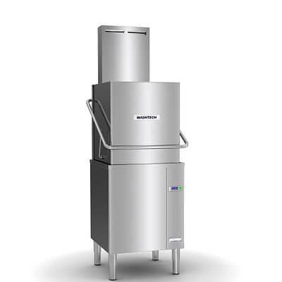 Washtech M2C Passthrough Dishwasher - Heat Condensing Unit, 1080 Plates/Hour