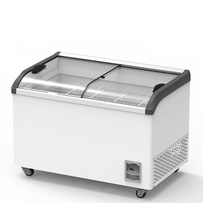 Thermaster Heavy Duty Supermarket Glass Sliding Lid Freezers 386L - SD-406K