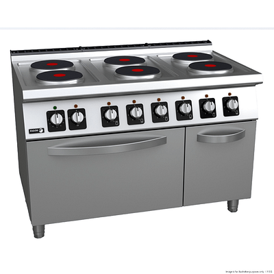Fagor Kore 700 Electric 6 Burner Cooktop with Static Oven – C-E761