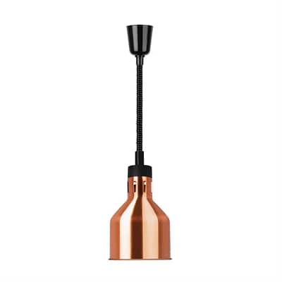 Apuro DR757-A Copper Retractable Heat Lamp with Adjustable Cord