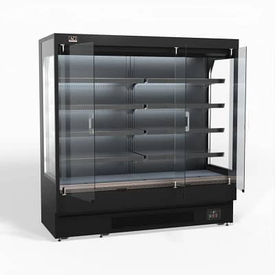 Multi Deck Showcase Fridge With Doors 2m