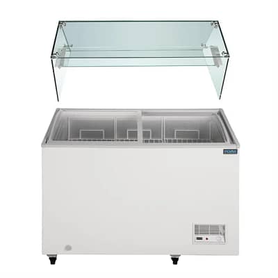 Polar FL992-A 270L G-Series Display Chest Freezer with Glass Surround – Ideal for Retail