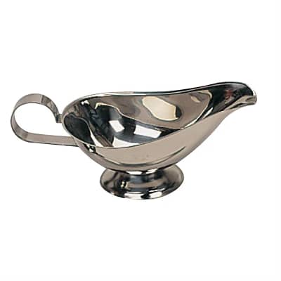 Olympia Stainless Steel Gravy Boat – 145ml